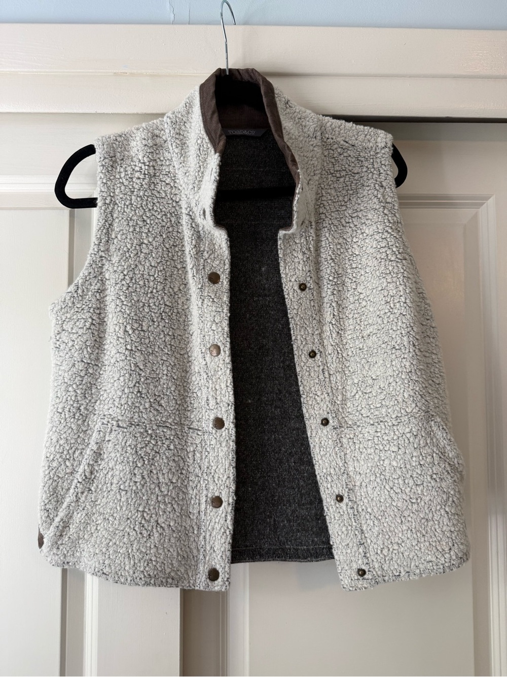 Toad & Co Sheridan Sherpa Vest Size Small